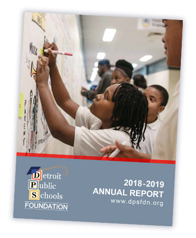 Detroit Public Schools Foundation Annual Report 2019 cover