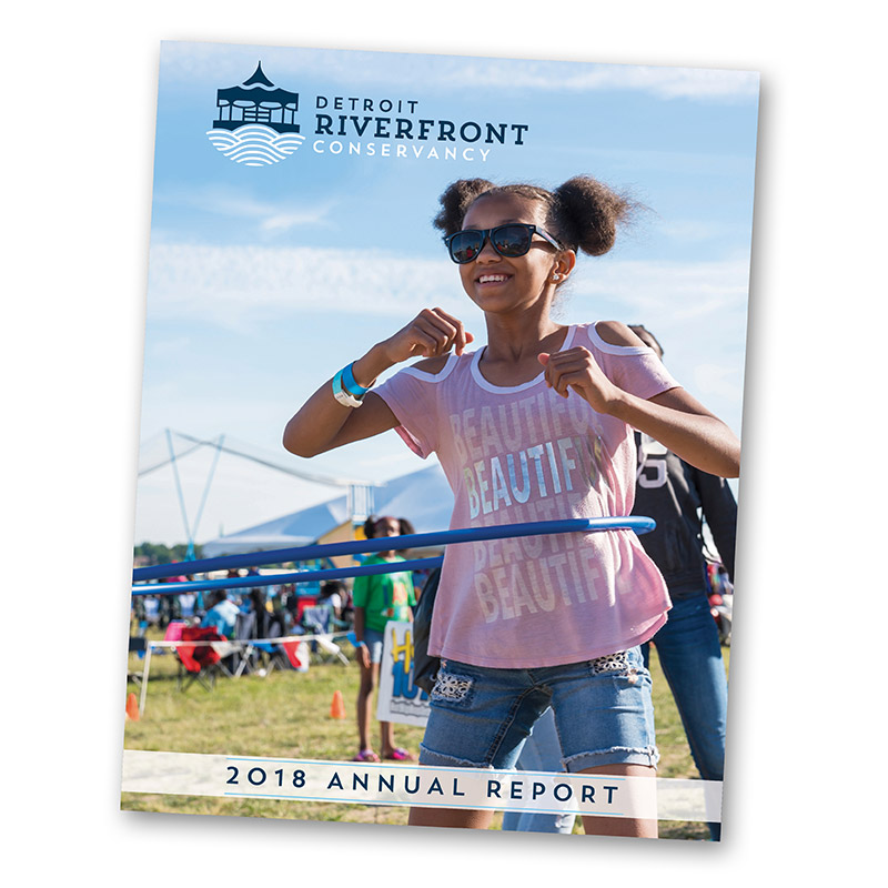 Detroit Riverfront Conservancy 2018 Annual Report Cover8